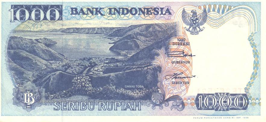 Rupia (Indonesia)fronte